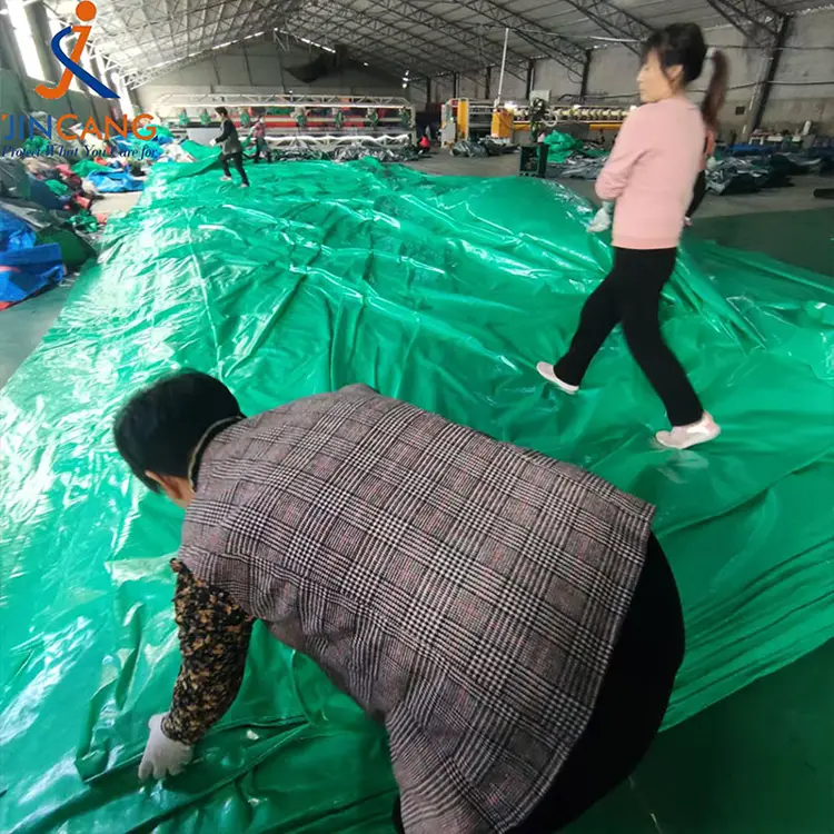 140G GREEN PE TARPALIN