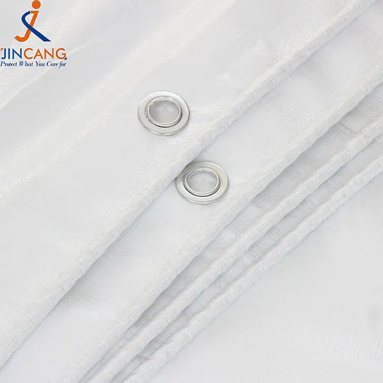 180g أبيض مع طباعة Pe tapaulin