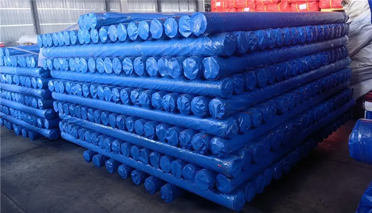 Blue Pe Tapaulin Roll هو لحماية متينة.