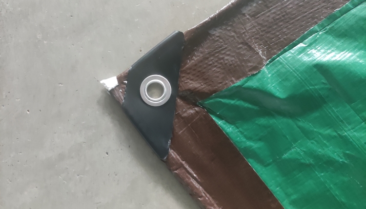 8'x10' 110GSM مشمع وقاية من البولي إيثيلين باللون البني والأخضر لحماية الغطاء 8'x10' 110GSM مشمع وقاية من البولي إيثيلين باللون البني والأخضر لحماية الغطاء