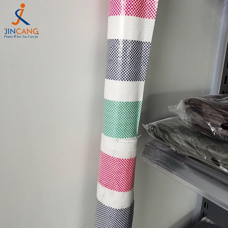 90 GSM قطاع PE القماش المشمع لفة