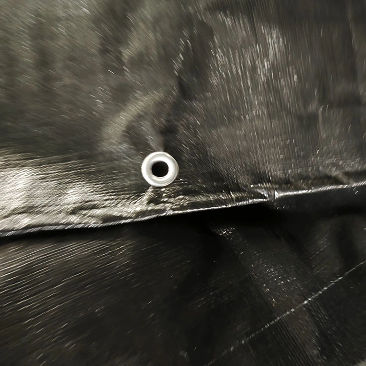 Black 200gsm pe tapaulin