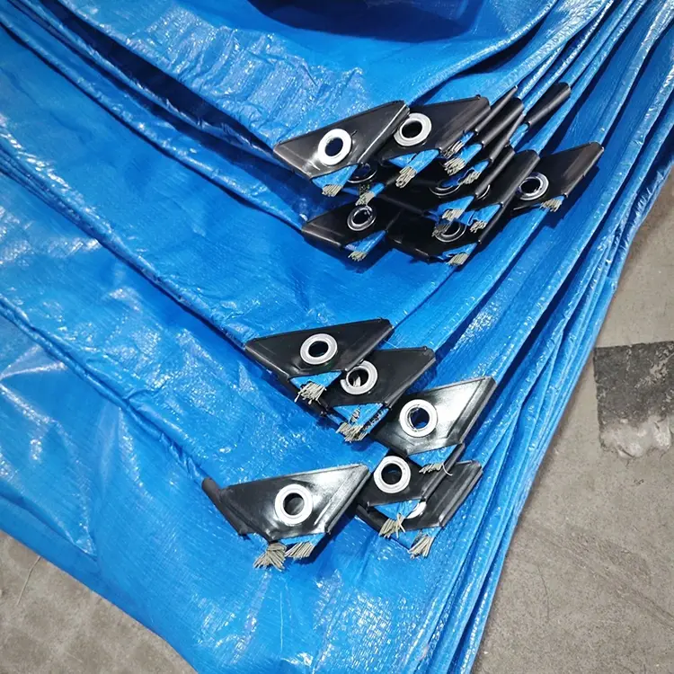 زرقاء 150GSM PE TARPALIN