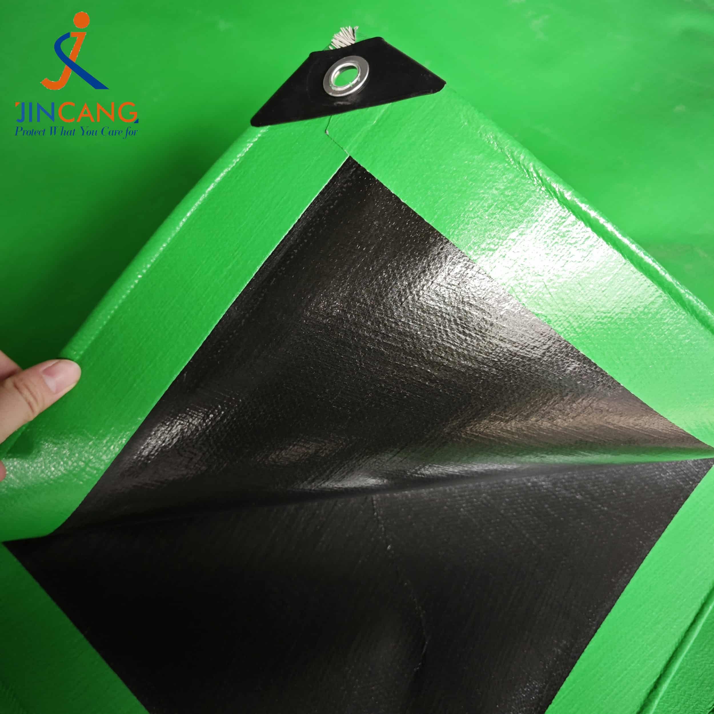 العشب الأخضر 300 جي إس إم عذراء PE القماش المشمع العشب الأخضر 300 جي إس إم عذراء PE القماش المشمع