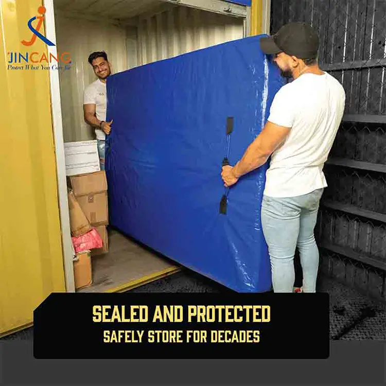 حقيبة تخزين مراتب PE سستة